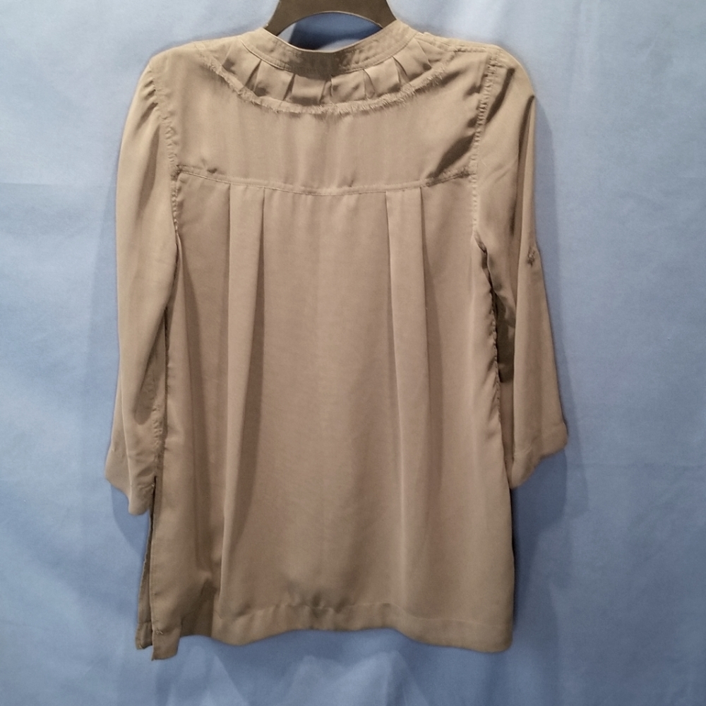 M M COUTURE Sheer Relaxed Fit Blouse - Picture 2 of 10